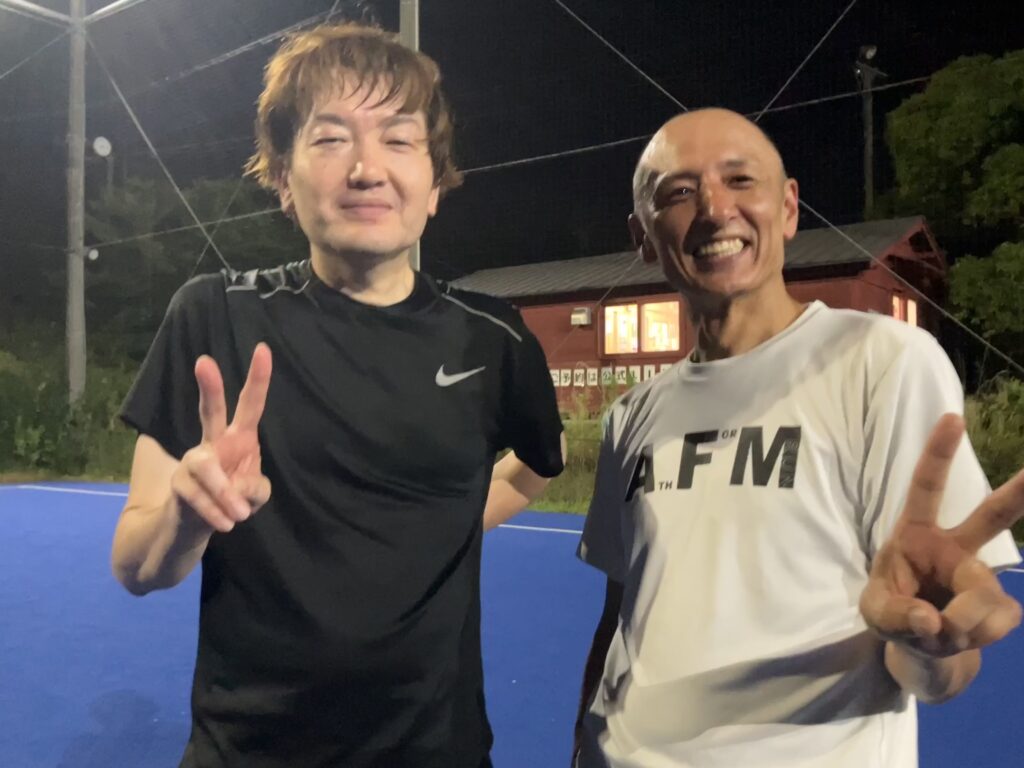 三重県桑名市の三重フットサルクラブで開催した金曜初心者・久々プレー教室参加者の写真