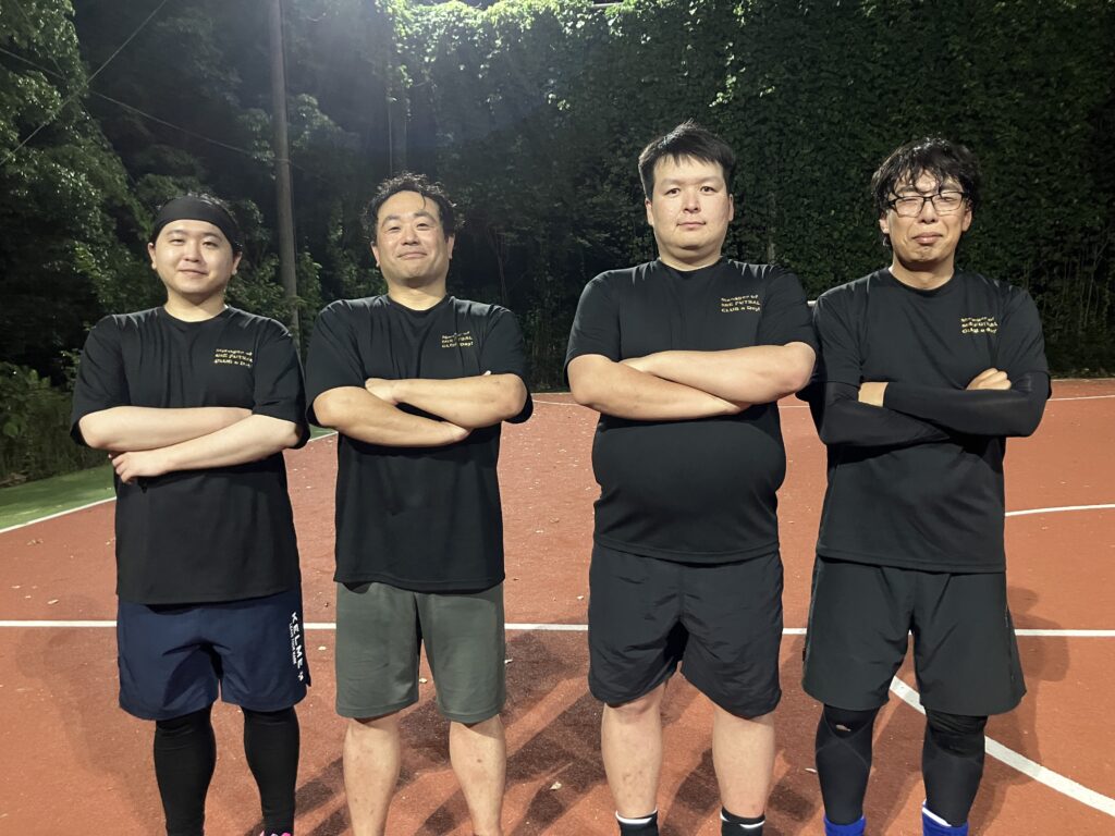 三重県桑名市の三重フットサルクラブで開催した金曜初心者・久々プレー教室参加者の写真
