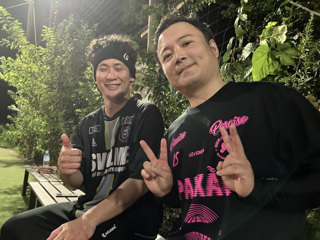 三重県桑名市の三重フットサルクラブで開催した月曜個サル参加者の写真