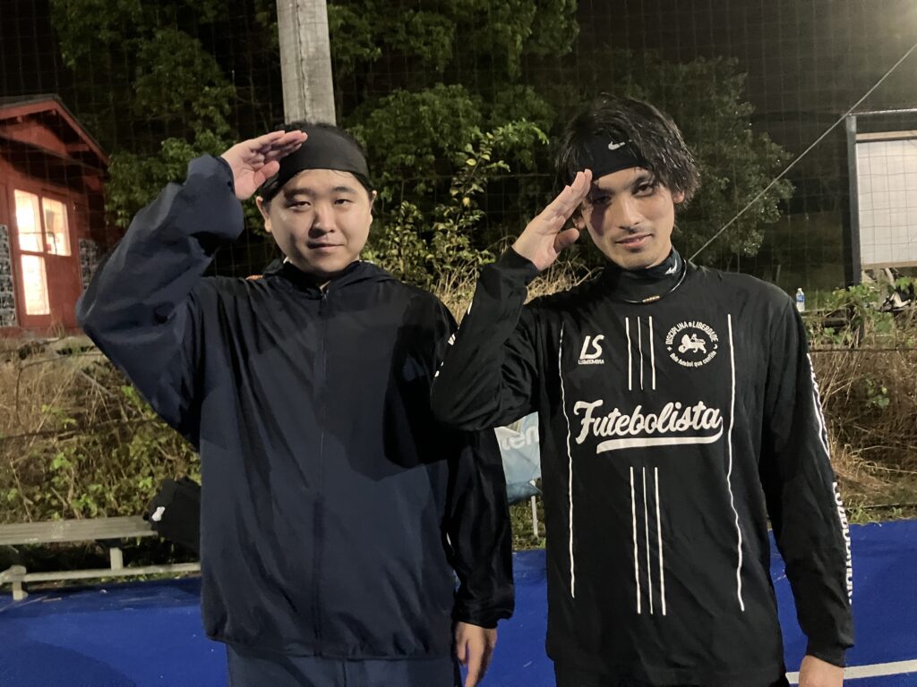 三重県桑名市の三重フットサルクラブで開催した金曜初心者・久々プレー教室参加者の写真
